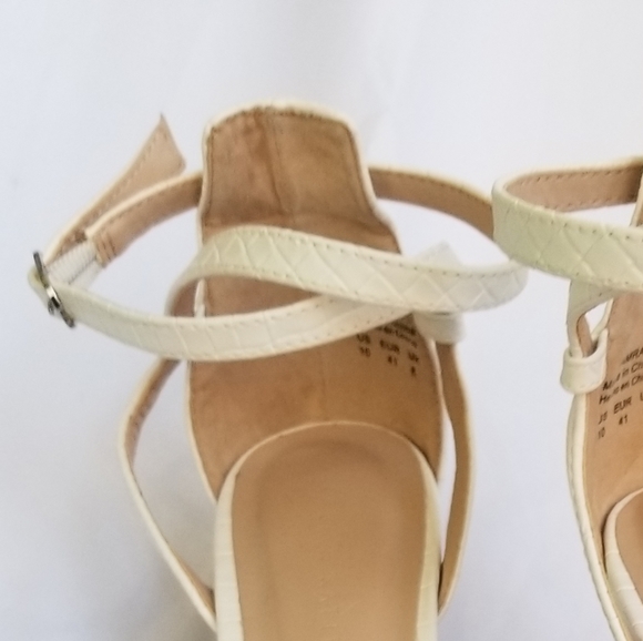 Size 10 Womens Wedge Open Toe Sandals - Picture 7 of 7